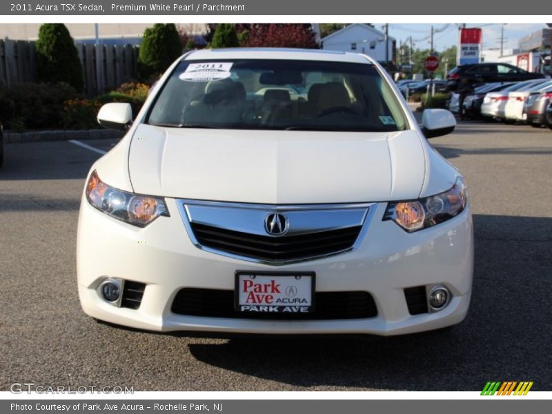 Premium White Pearl / Parchment 2011 Acura TSX Sedan