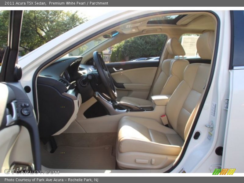 Premium White Pearl / Parchment 2011 Acura TSX Sedan