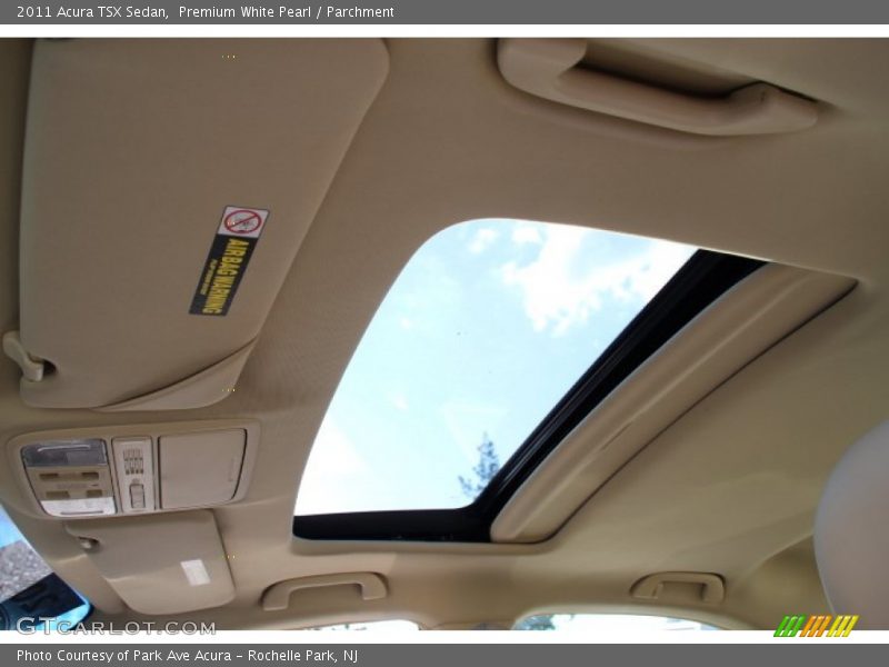 Premium White Pearl / Parchment 2011 Acura TSX Sedan