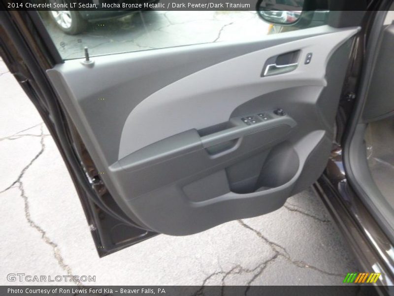 Mocha Bronze Metallic / Dark Pewter/Dark Titanium 2014 Chevrolet Sonic LT Sedan