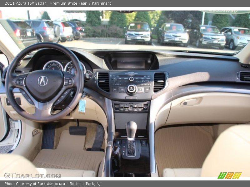 Premium White Pearl / Parchment 2011 Acura TSX Sedan