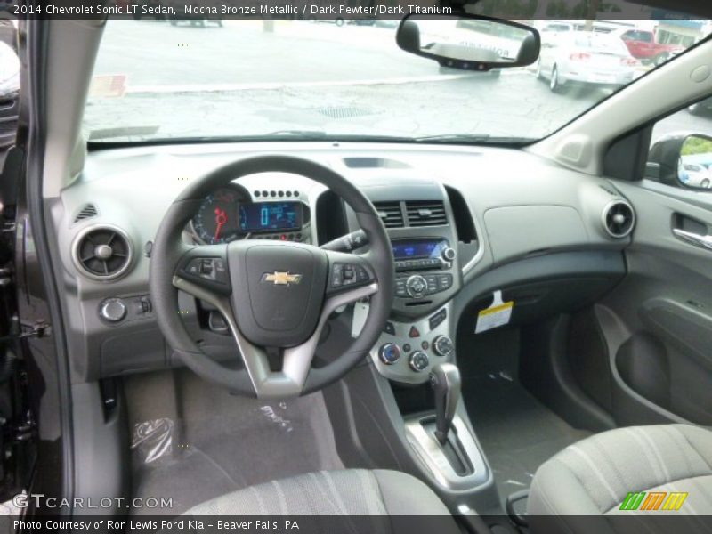 Mocha Bronze Metallic / Dark Pewter/Dark Titanium 2014 Chevrolet Sonic LT Sedan