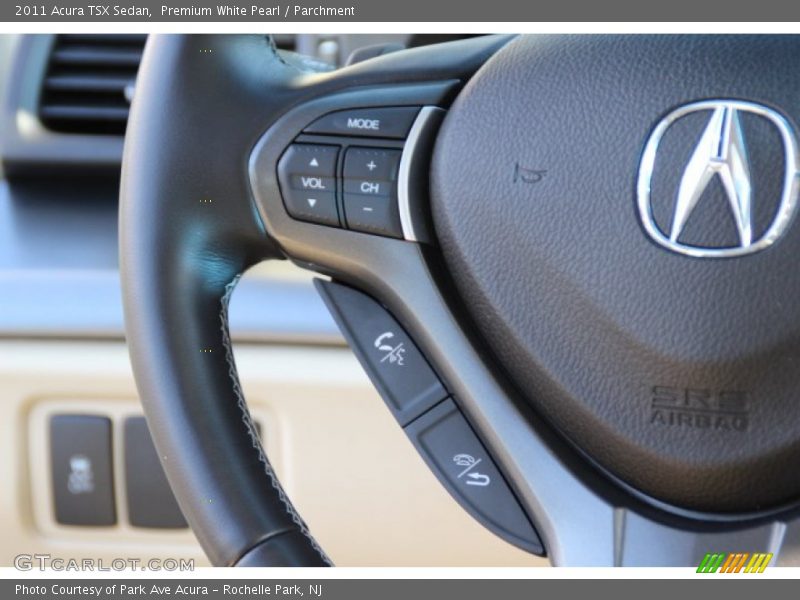 Premium White Pearl / Parchment 2011 Acura TSX Sedan