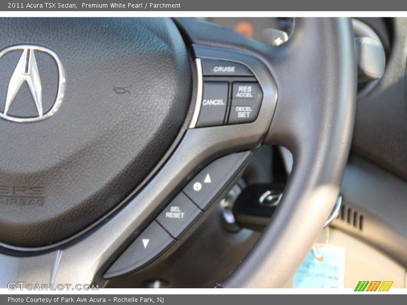 Premium White Pearl / Parchment 2011 Acura TSX Sedan