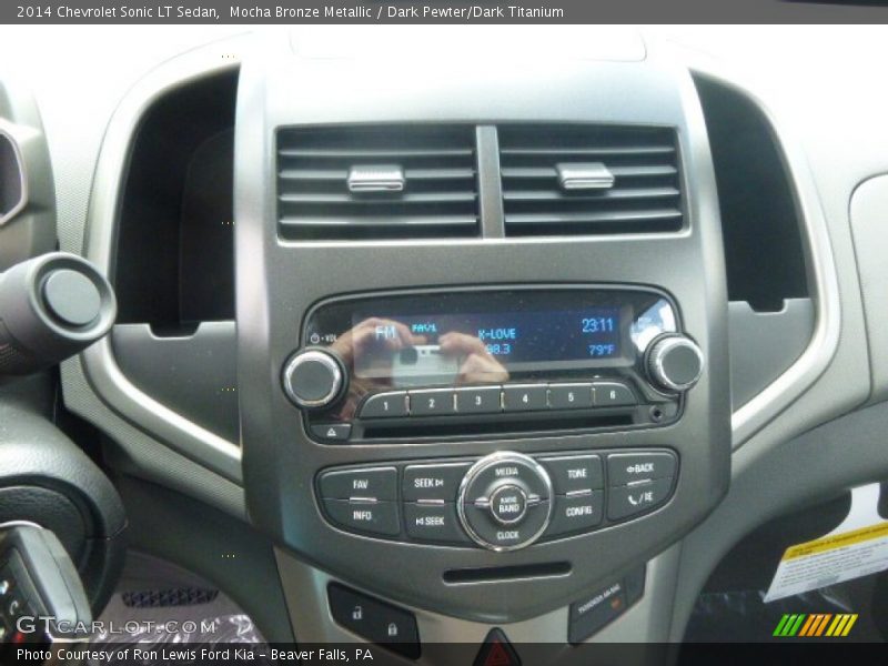 Mocha Bronze Metallic / Dark Pewter/Dark Titanium 2014 Chevrolet Sonic LT Sedan