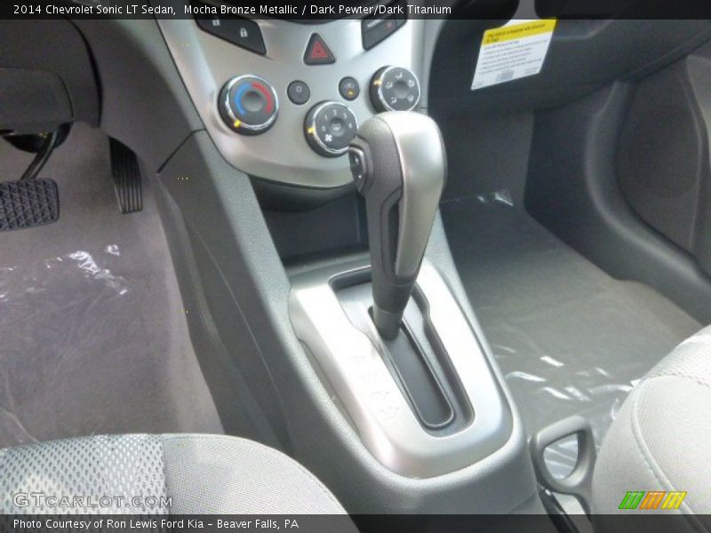 Mocha Bronze Metallic / Dark Pewter/Dark Titanium 2014 Chevrolet Sonic LT Sedan
