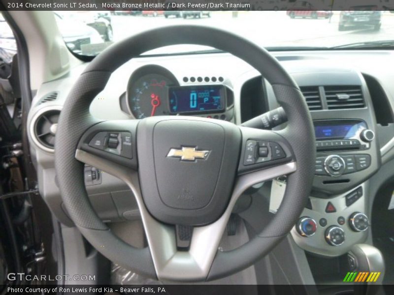 Mocha Bronze Metallic / Dark Pewter/Dark Titanium 2014 Chevrolet Sonic LT Sedan