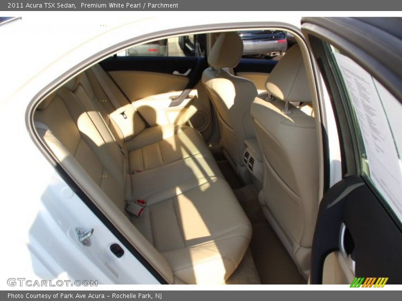 Premium White Pearl / Parchment 2011 Acura TSX Sedan