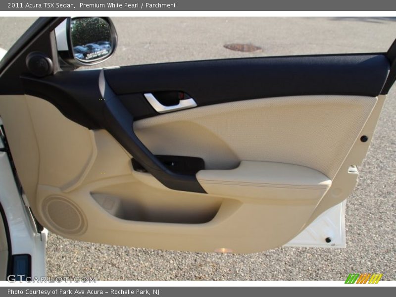 Premium White Pearl / Parchment 2011 Acura TSX Sedan