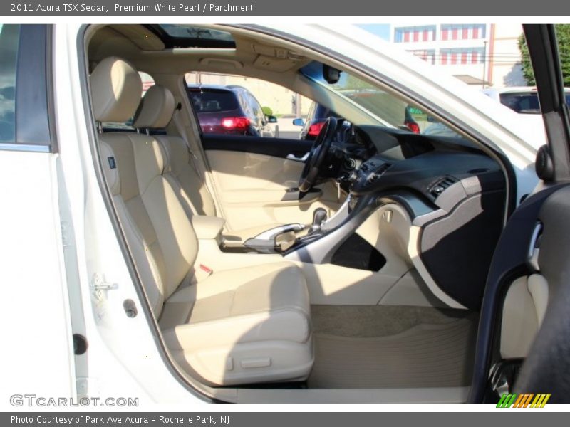 Premium White Pearl / Parchment 2011 Acura TSX Sedan