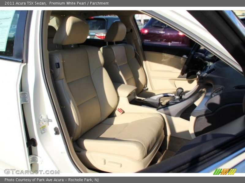 Premium White Pearl / Parchment 2011 Acura TSX Sedan