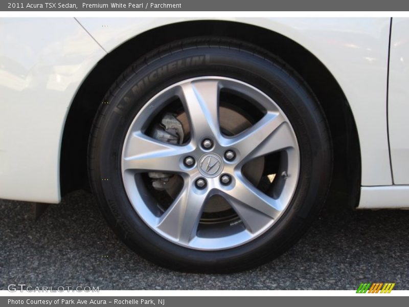 Premium White Pearl / Parchment 2011 Acura TSX Sedan