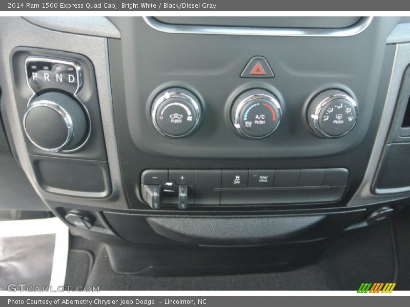 Bright White / Black/Diesel Gray 2014 Ram 1500 Express Quad Cab