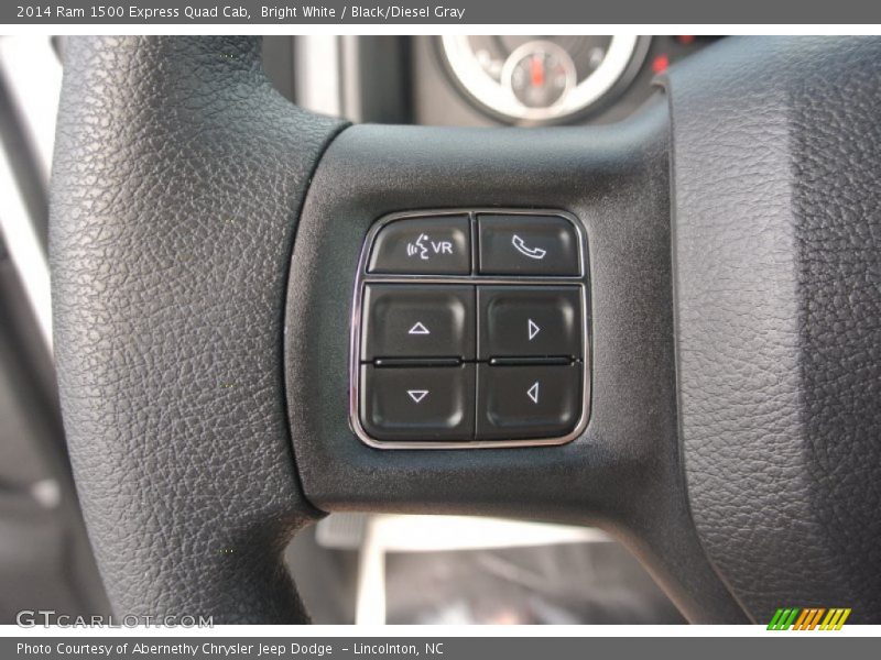 Bright White / Black/Diesel Gray 2014 Ram 1500 Express Quad Cab