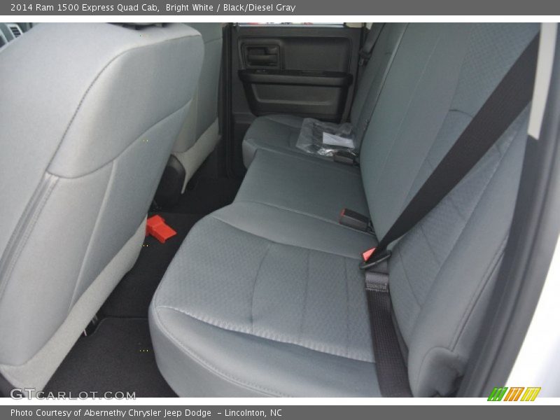 Bright White / Black/Diesel Gray 2014 Ram 1500 Express Quad Cab