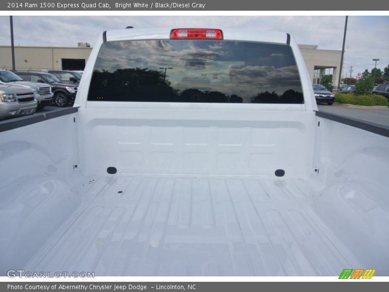 Bright White / Black/Diesel Gray 2014 Ram 1500 Express Quad Cab