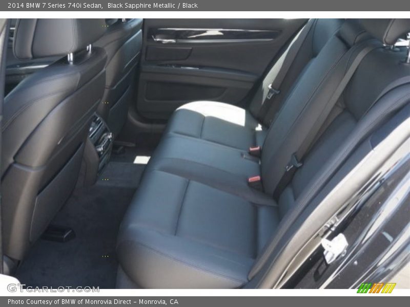 Black Sapphire Metallic / Black 2014 BMW 7 Series 740i Sedan