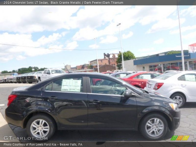 Black Granite Metallic / Dark Pewter/Dark Titanium 2014 Chevrolet Sonic LT Sedan