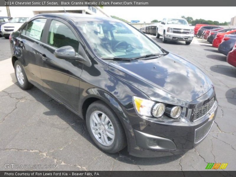 Black Granite Metallic / Dark Pewter/Dark Titanium 2014 Chevrolet Sonic LT Sedan