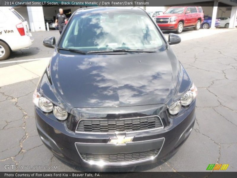 Black Granite Metallic / Dark Pewter/Dark Titanium 2014 Chevrolet Sonic LT Sedan
