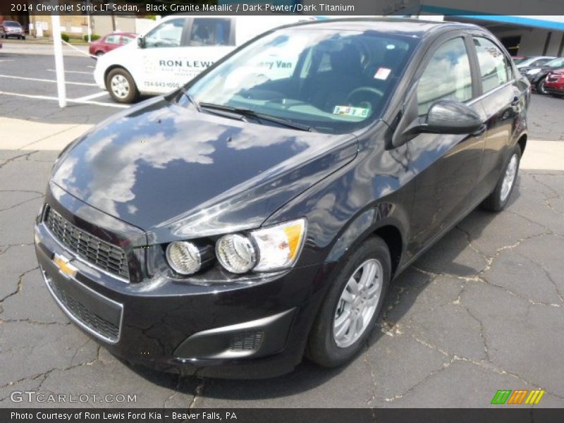 Black Granite Metallic / Dark Pewter/Dark Titanium 2014 Chevrolet Sonic LT Sedan