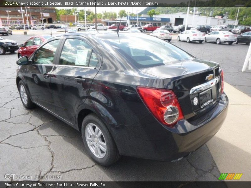 Black Granite Metallic / Dark Pewter/Dark Titanium 2014 Chevrolet Sonic LT Sedan