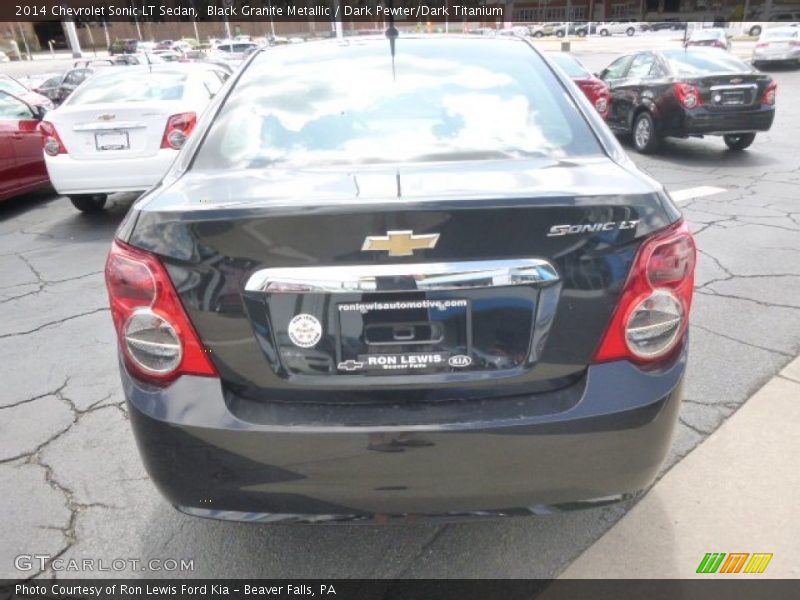 Black Granite Metallic / Dark Pewter/Dark Titanium 2014 Chevrolet Sonic LT Sedan