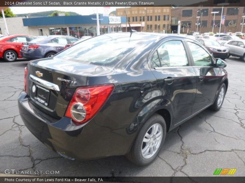 Black Granite Metallic / Dark Pewter/Dark Titanium 2014 Chevrolet Sonic LT Sedan