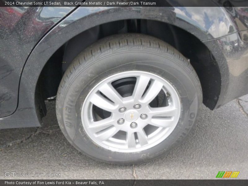 Black Granite Metallic / Dark Pewter/Dark Titanium 2014 Chevrolet Sonic LT Sedan