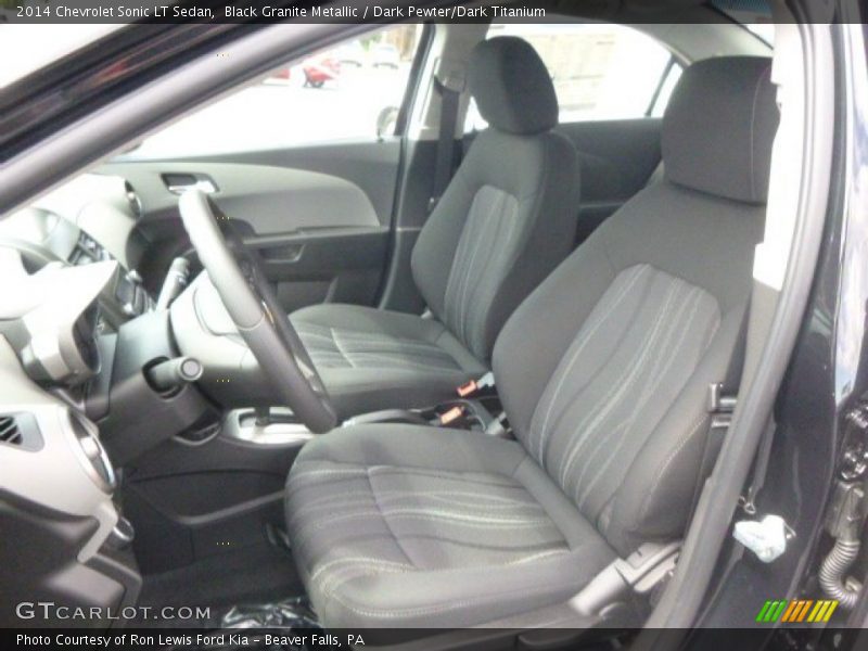 Black Granite Metallic / Dark Pewter/Dark Titanium 2014 Chevrolet Sonic LT Sedan