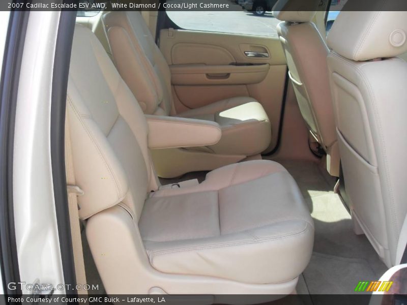 White Diamond / Cocoa/Light Cashmere 2007 Cadillac Escalade ESV AWD