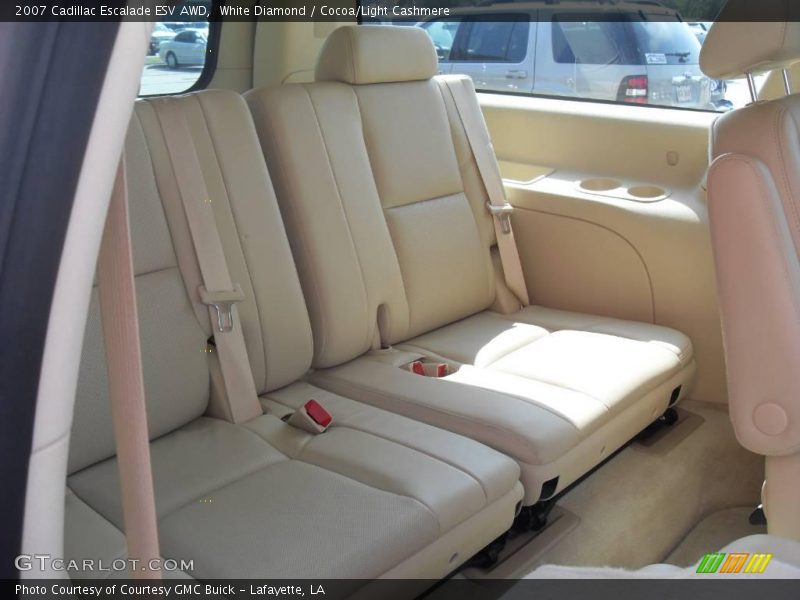 White Diamond / Cocoa/Light Cashmere 2007 Cadillac Escalade ESV AWD