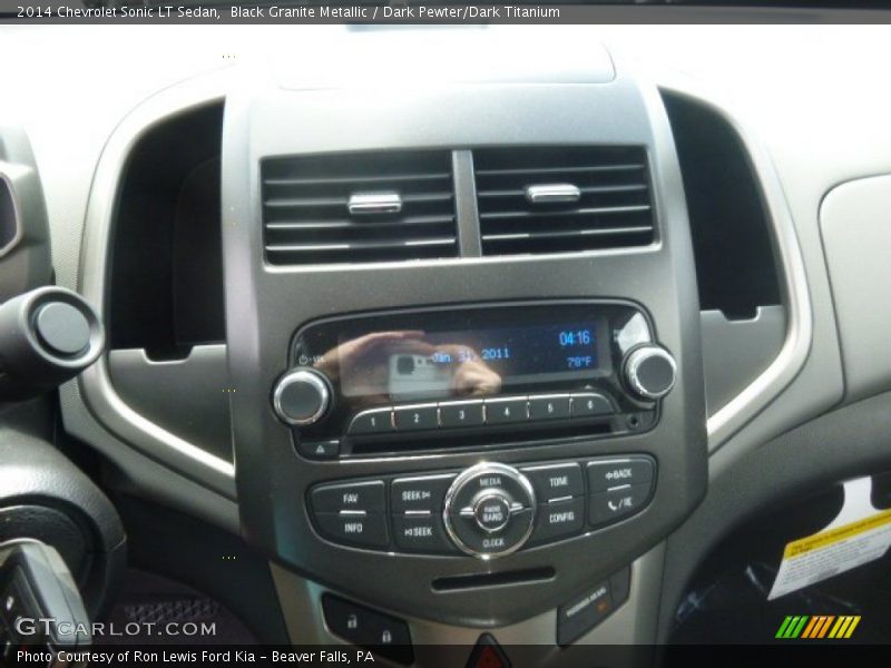 Black Granite Metallic / Dark Pewter/Dark Titanium 2014 Chevrolet Sonic LT Sedan