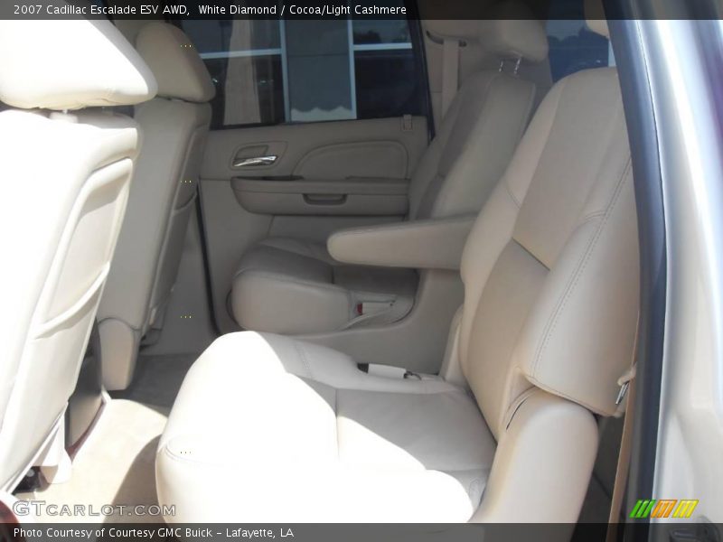 White Diamond / Cocoa/Light Cashmere 2007 Cadillac Escalade ESV AWD