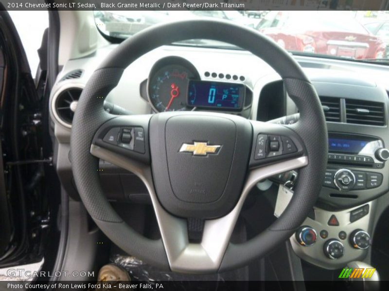 Black Granite Metallic / Dark Pewter/Dark Titanium 2014 Chevrolet Sonic LT Sedan
