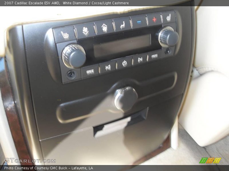 White Diamond / Cocoa/Light Cashmere 2007 Cadillac Escalade ESV AWD