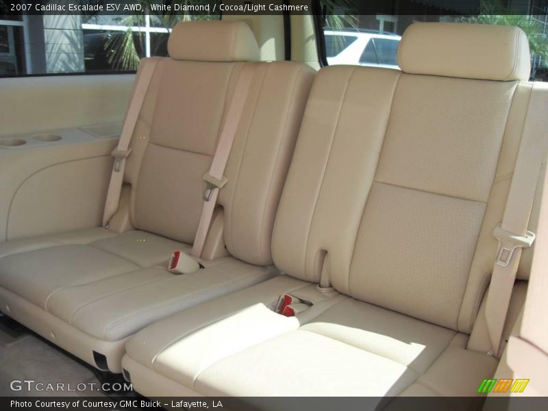 White Diamond / Cocoa/Light Cashmere 2007 Cadillac Escalade ESV AWD