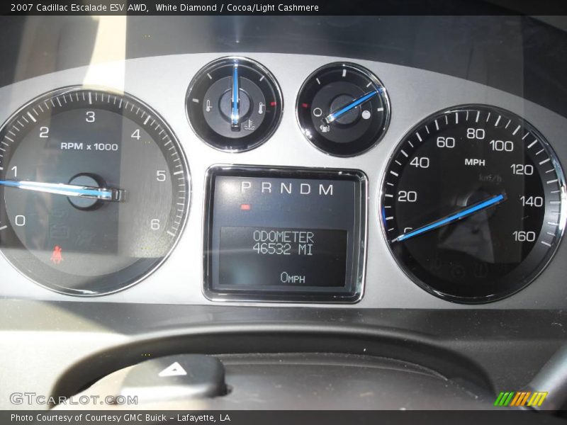 White Diamond / Cocoa/Light Cashmere 2007 Cadillac Escalade ESV AWD