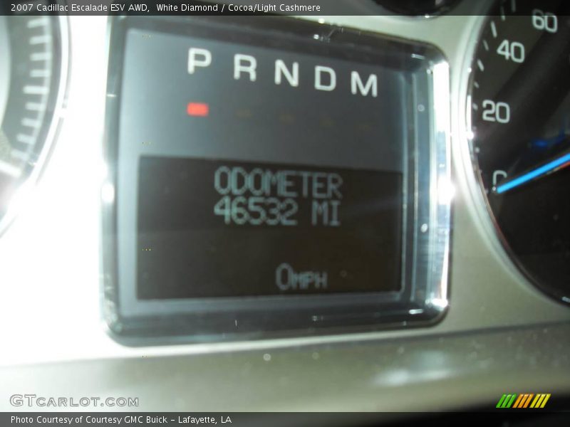 White Diamond / Cocoa/Light Cashmere 2007 Cadillac Escalade ESV AWD