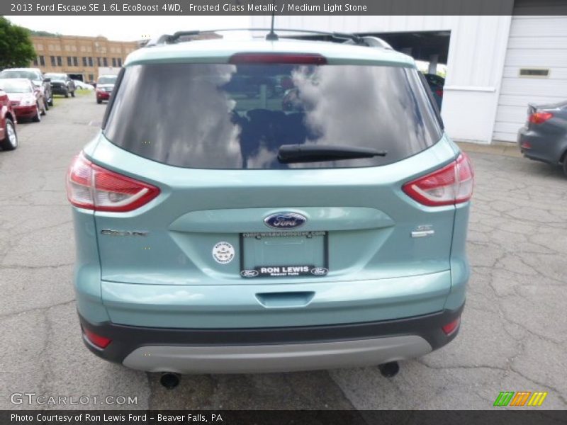 Frosted Glass Metallic / Medium Light Stone 2013 Ford Escape SE 1.6L EcoBoost 4WD