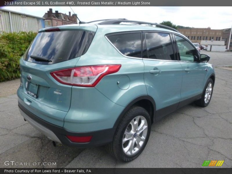 Frosted Glass Metallic / Medium Light Stone 2013 Ford Escape SE 1.6L EcoBoost 4WD
