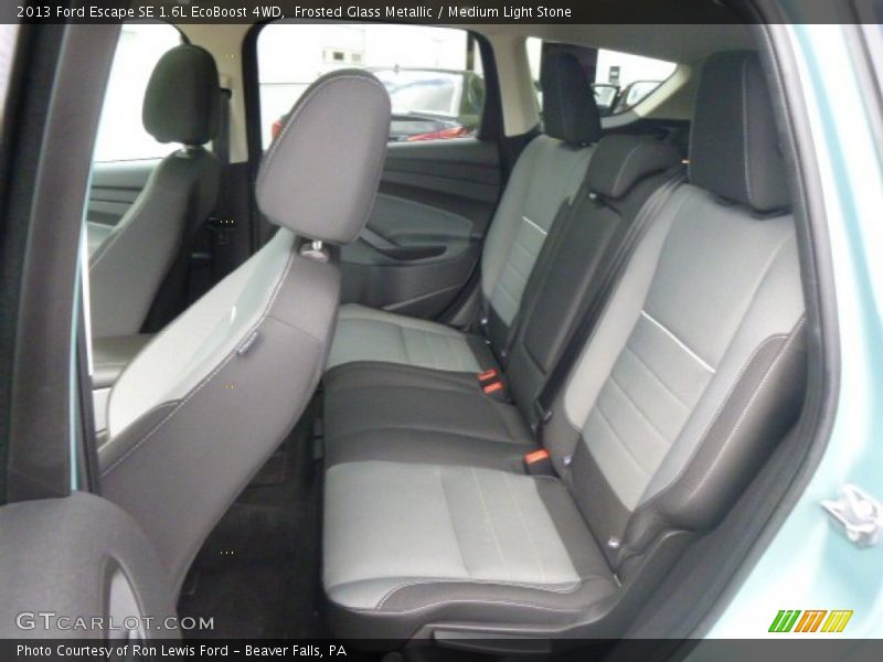 Frosted Glass Metallic / Medium Light Stone 2013 Ford Escape SE 1.6L EcoBoost 4WD