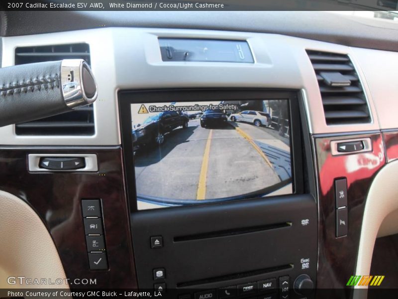 White Diamond / Cocoa/Light Cashmere 2007 Cadillac Escalade ESV AWD