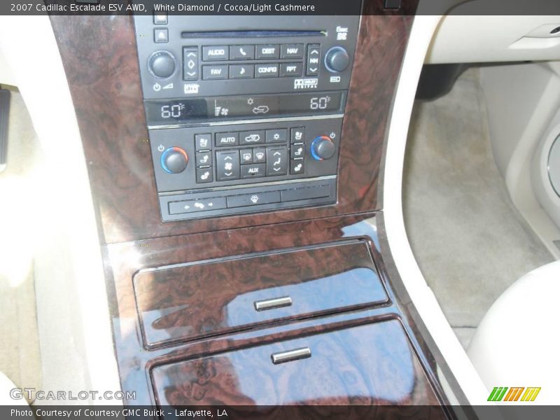 White Diamond / Cocoa/Light Cashmere 2007 Cadillac Escalade ESV AWD