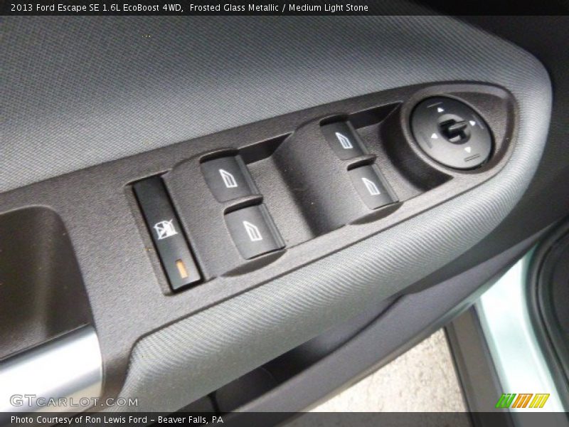 Frosted Glass Metallic / Medium Light Stone 2013 Ford Escape SE 1.6L EcoBoost 4WD