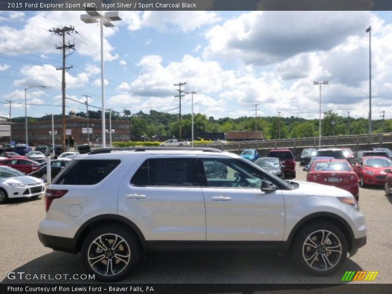 Ingot Silver / Sport Charcoal Black 2015 Ford Explorer Sport 4WD