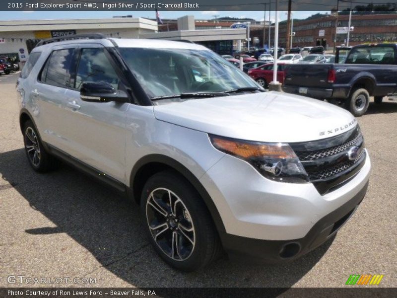 Ingot Silver / Sport Charcoal Black 2015 Ford Explorer Sport 4WD