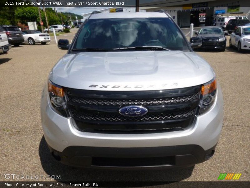 Ingot Silver / Sport Charcoal Black 2015 Ford Explorer Sport 4WD