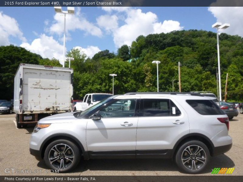 Ingot Silver / Sport Charcoal Black 2015 Ford Explorer Sport 4WD