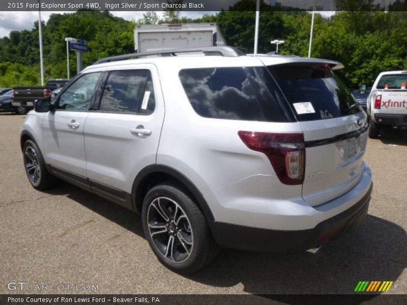 Ingot Silver / Sport Charcoal Black 2015 Ford Explorer Sport 4WD